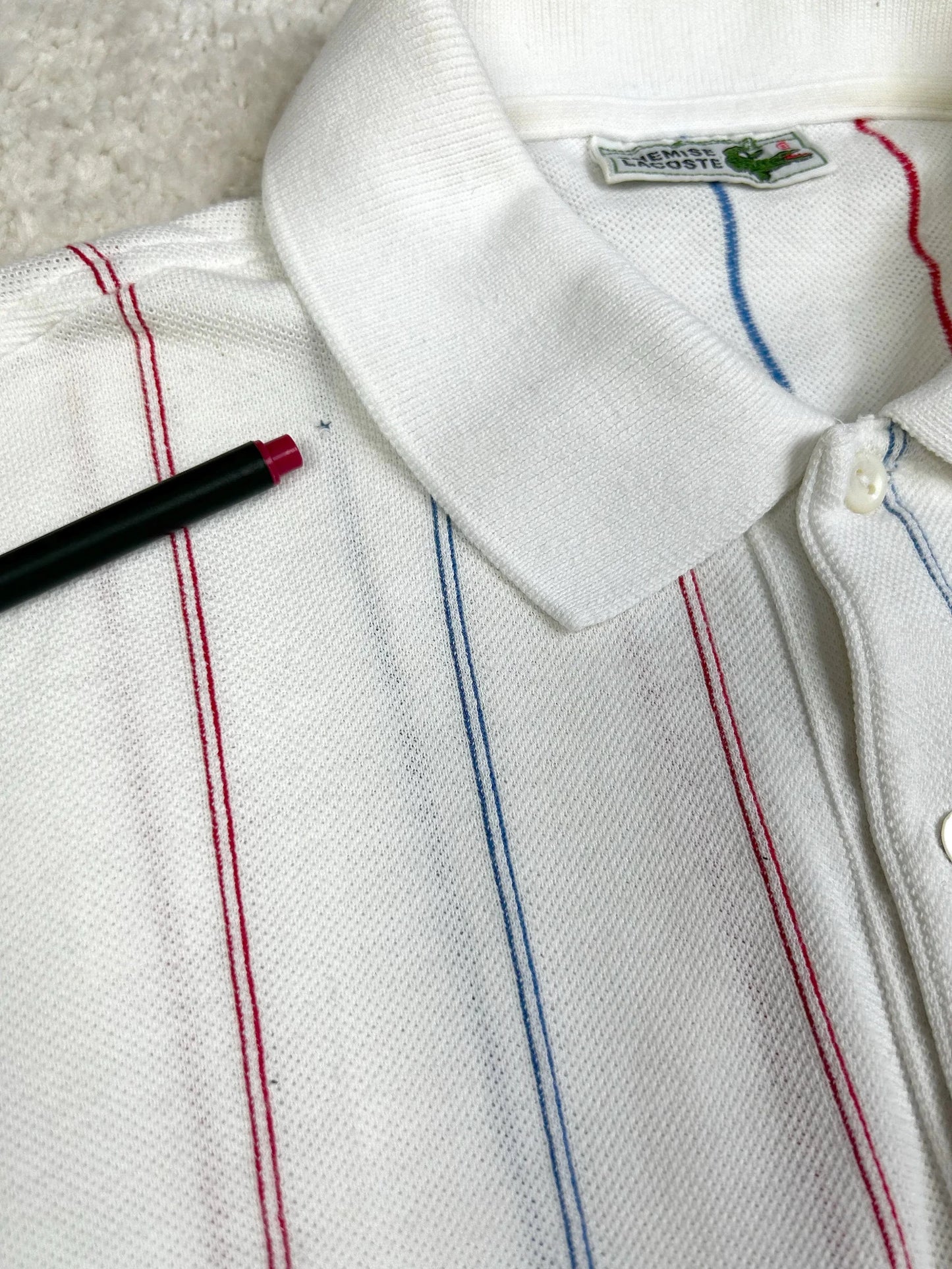Vintage Lacoste Polo 80s M - Thriftanova -