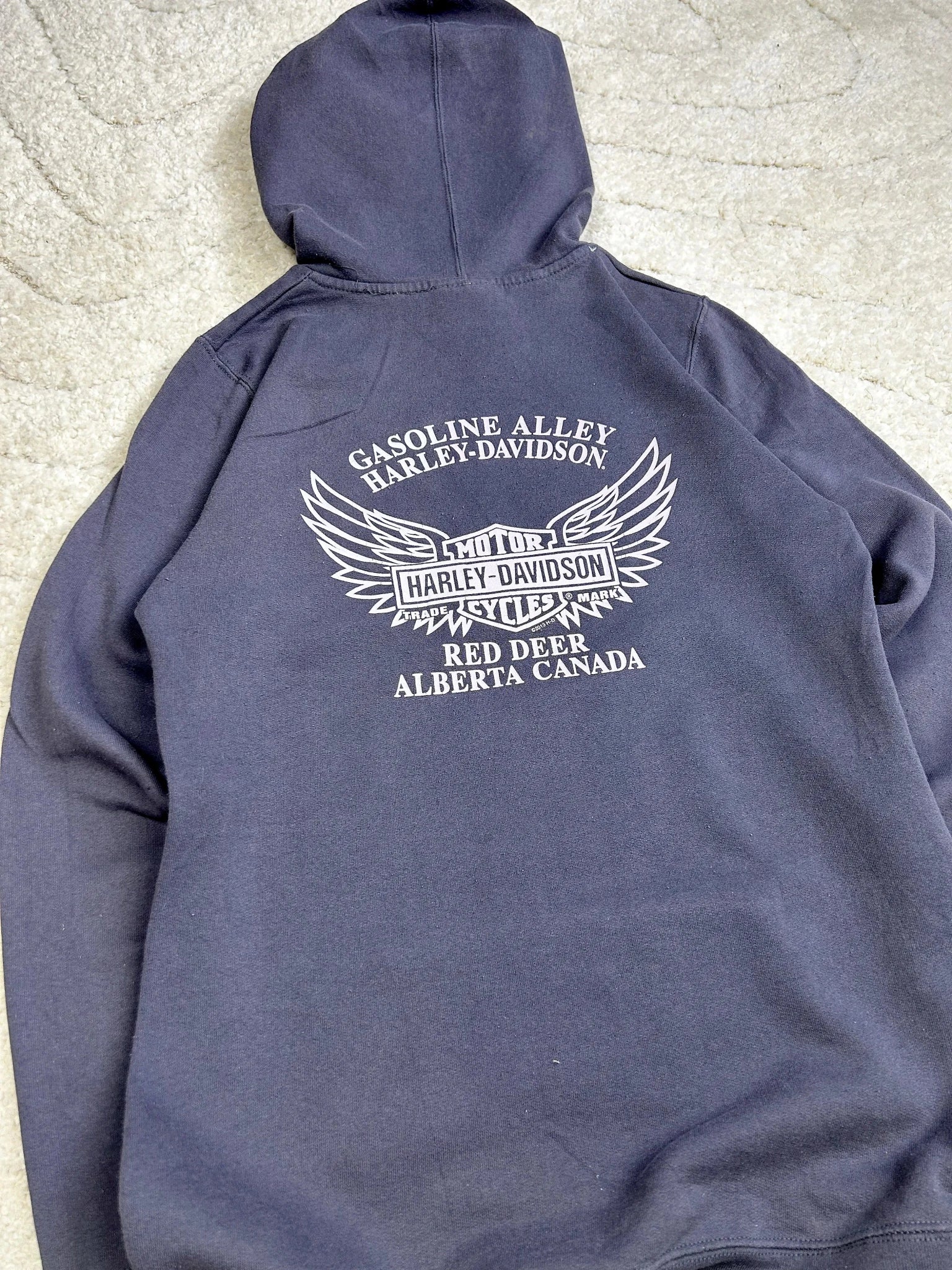 00s Harley Davidson Hoodie S - Thriftanova - 