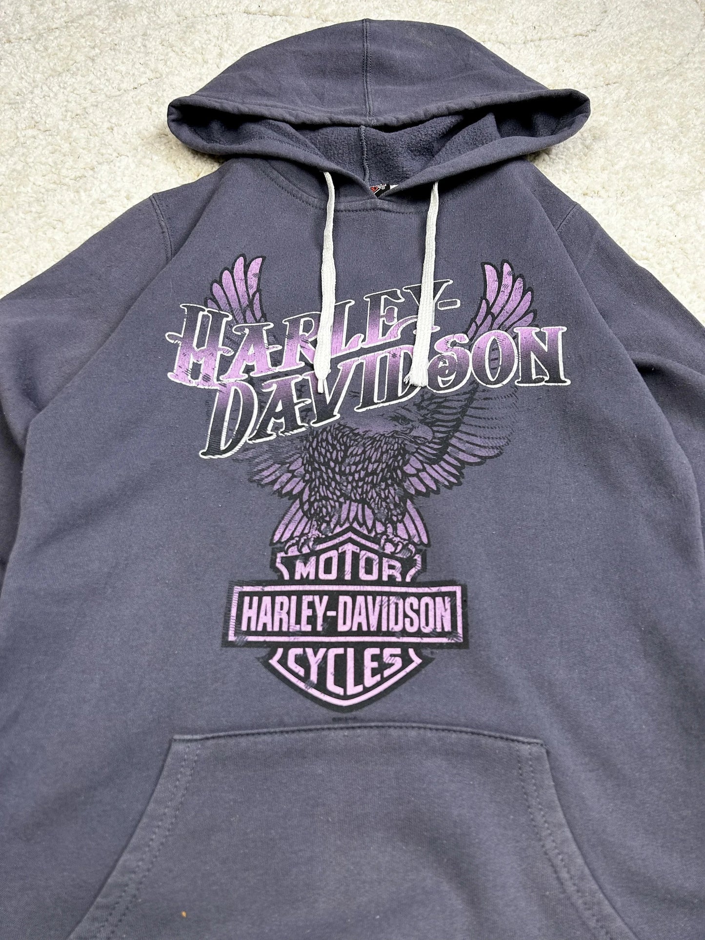 00s Harley Davidson Hoodie S - Thriftanova - 