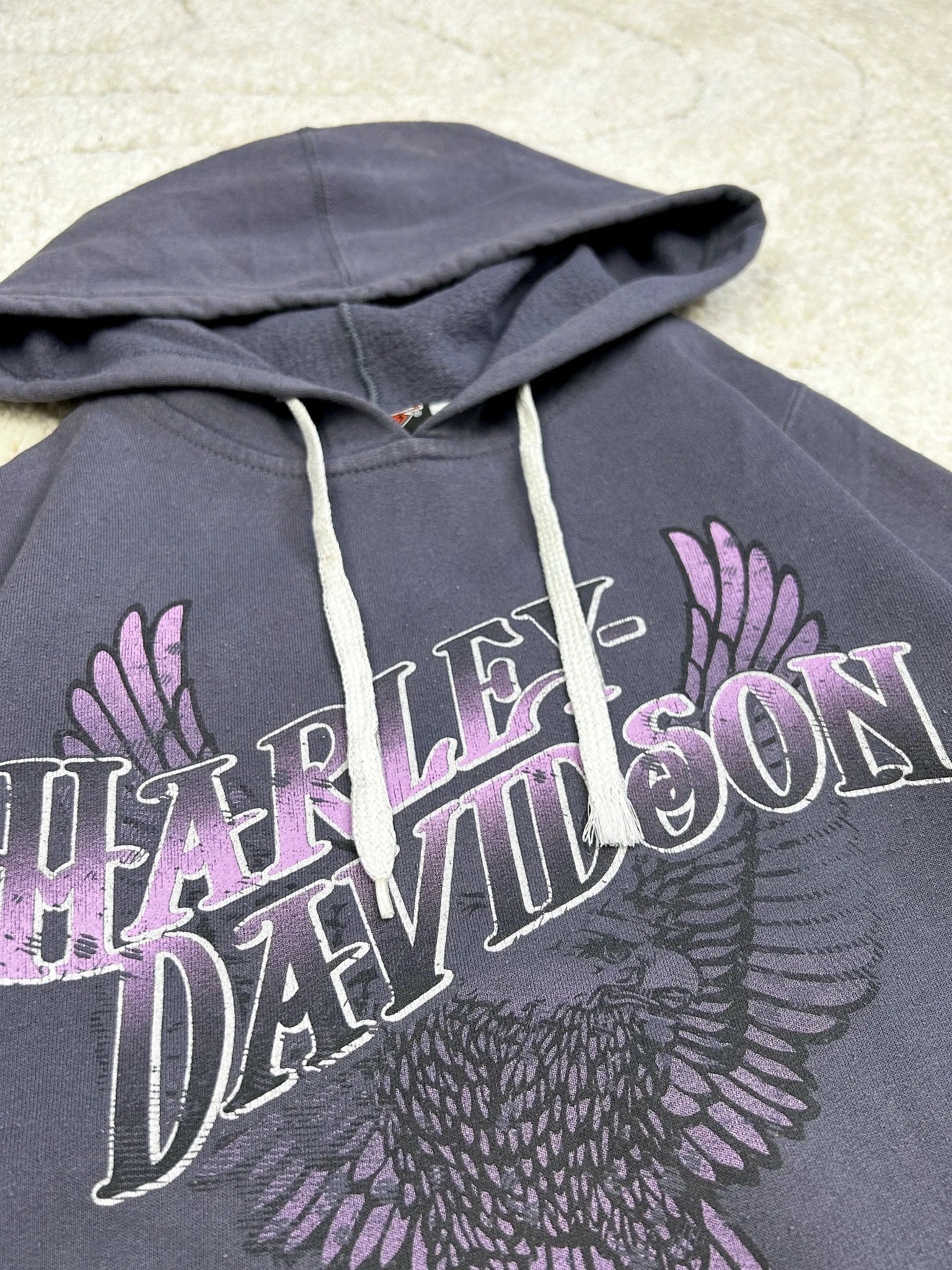 00s Harley Davidson Hoodie S - Thriftanova - 
