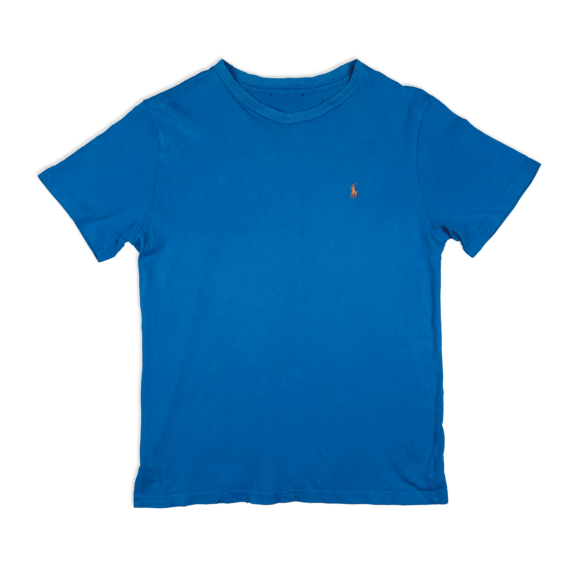 10s Ralph Lauren T Shirt Blau S – XS - Thriftanova - 