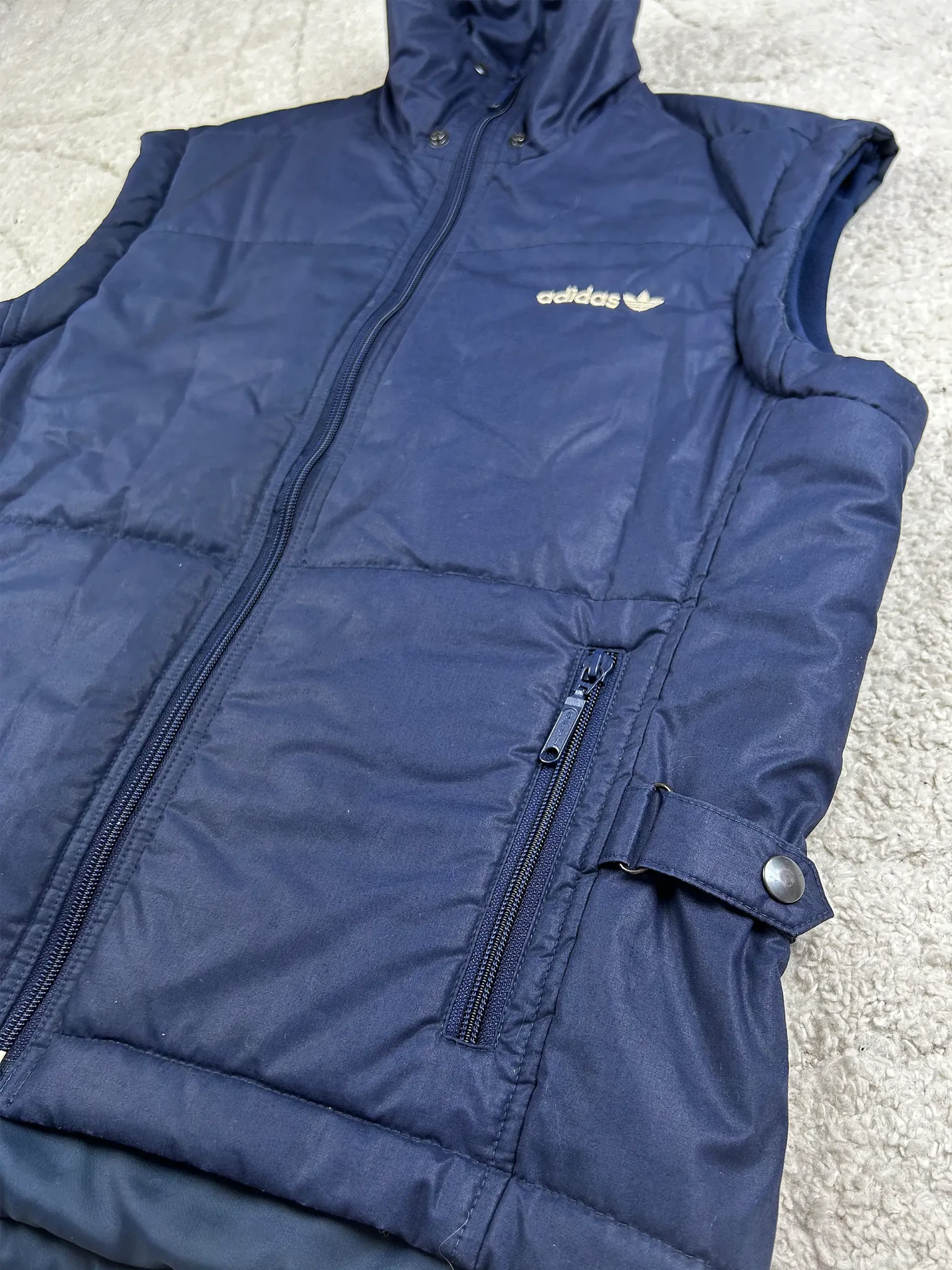 Vintage Adidas Weste 80s Made in Finnland S - Thriftanova - 