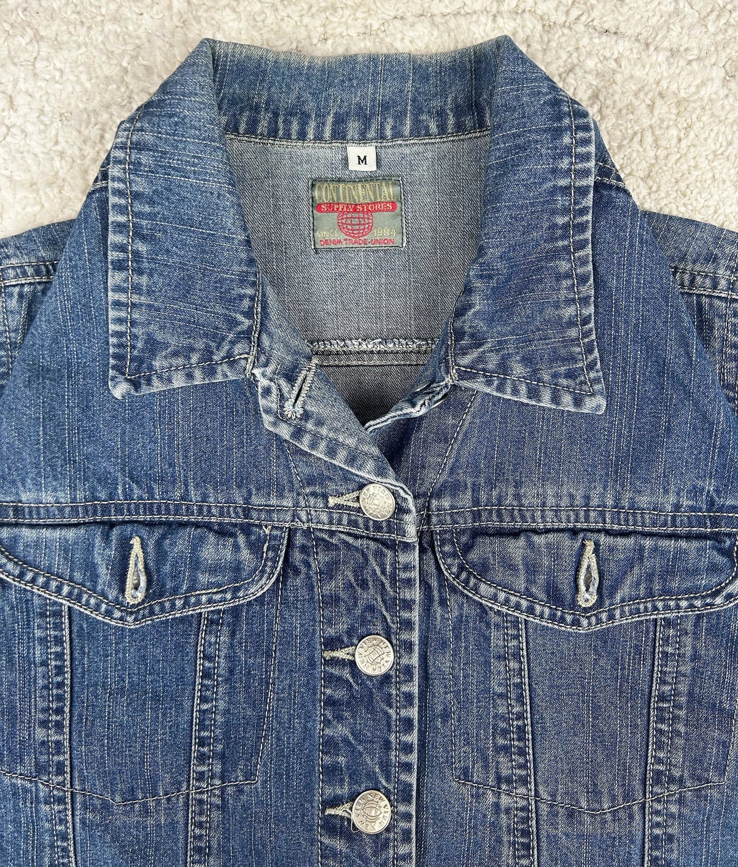 Vintage Continental Jeansjacke M - Thriftanova - 