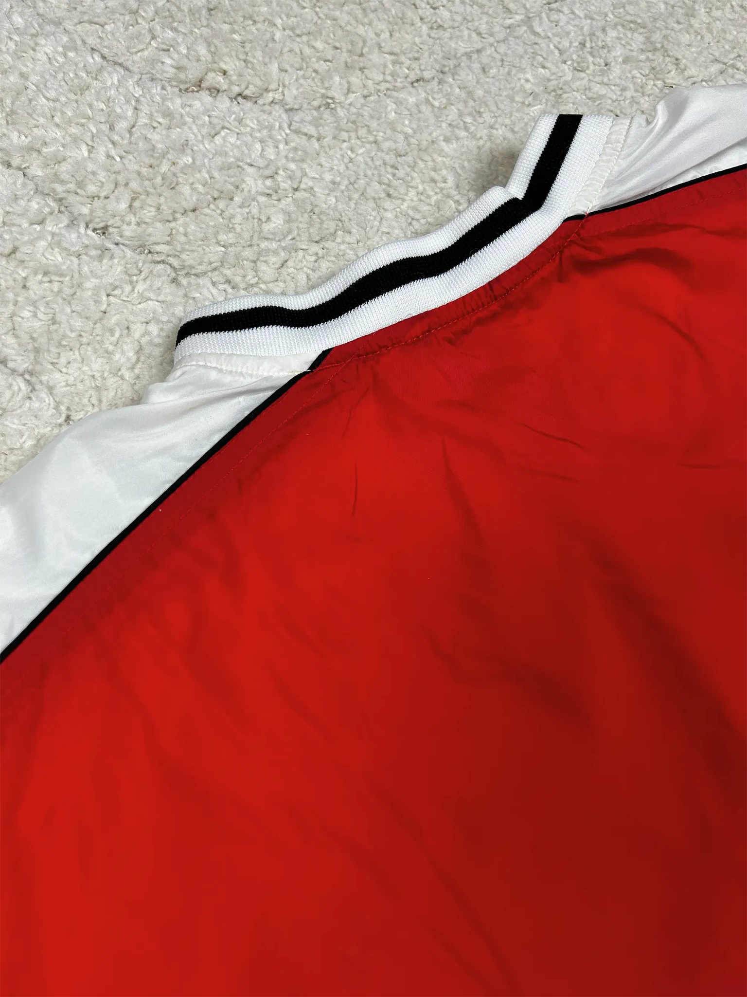Vintage Fila Windbreaker Rot 90s L - Thriftanova - 