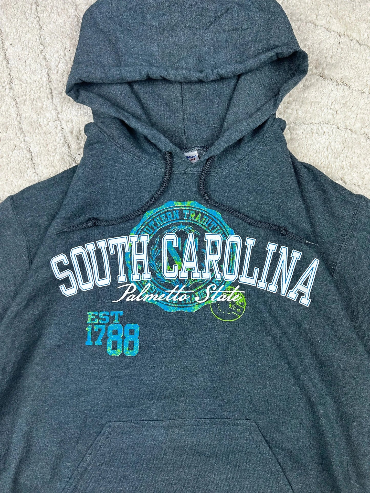 Vintage Gildan South Carolina Hoodie M - Thriftanova - 