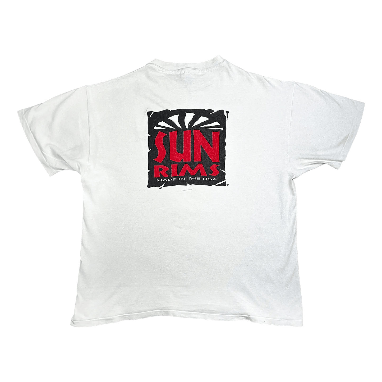 Vintage Hanes Beefy - T T-Shirt SUN Rims Made in USA L - Thriftanova - 