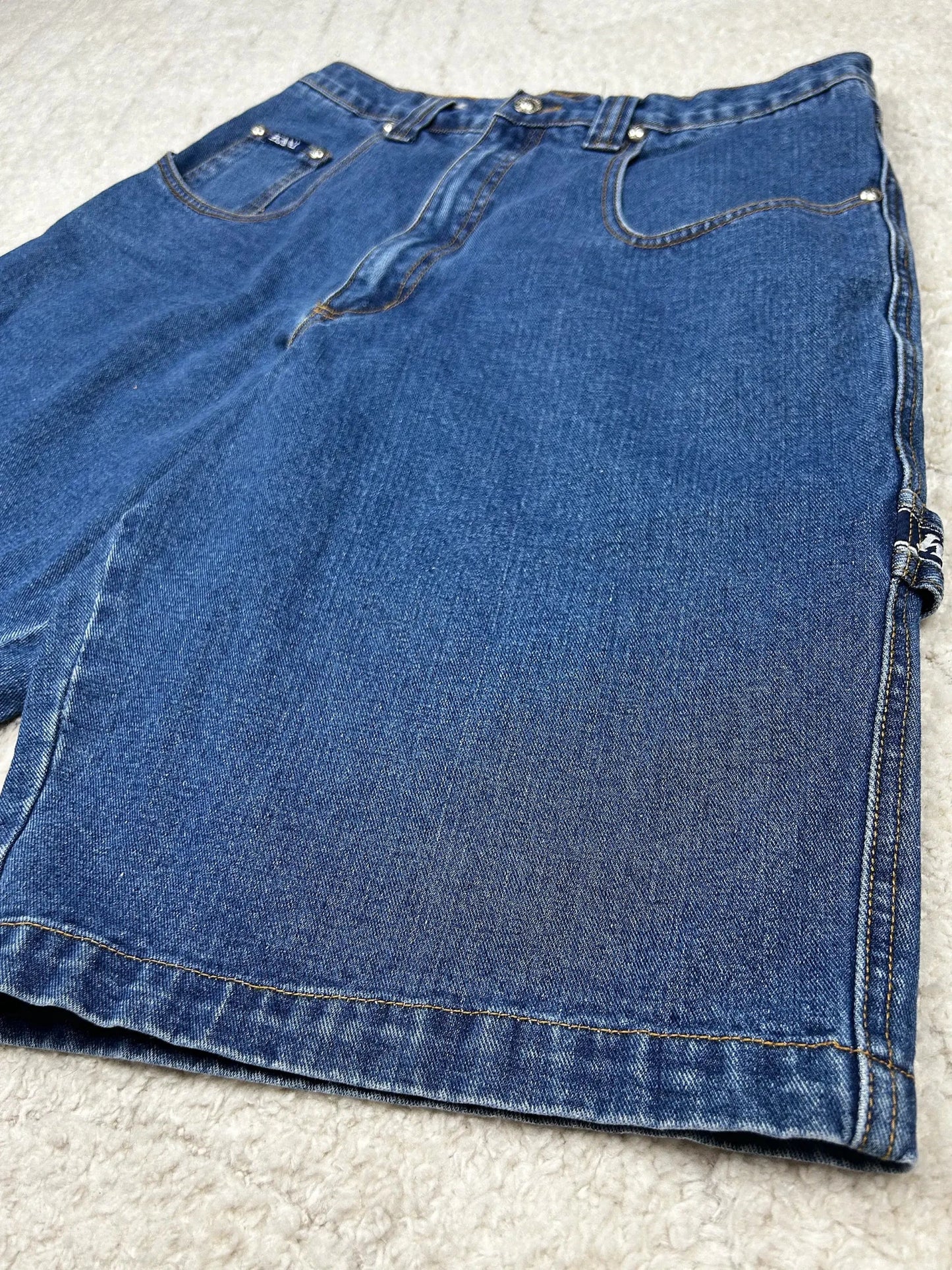 Vintage Karl Kani Jeans Carpenter Shorts W30 - Thriftanova - 