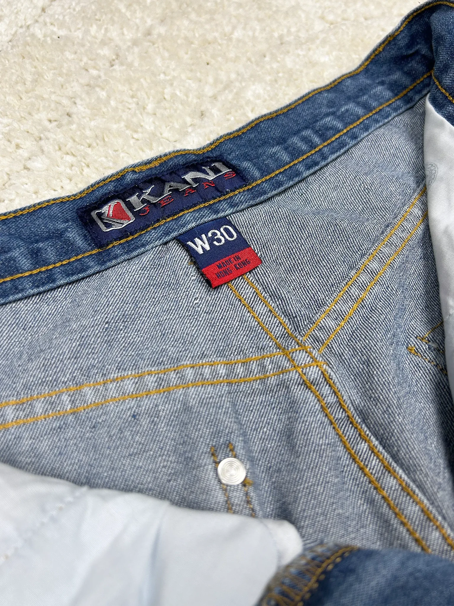 Vintage Karl Kani Jeans Carpenter Shorts W30 - Thriftanova - 
