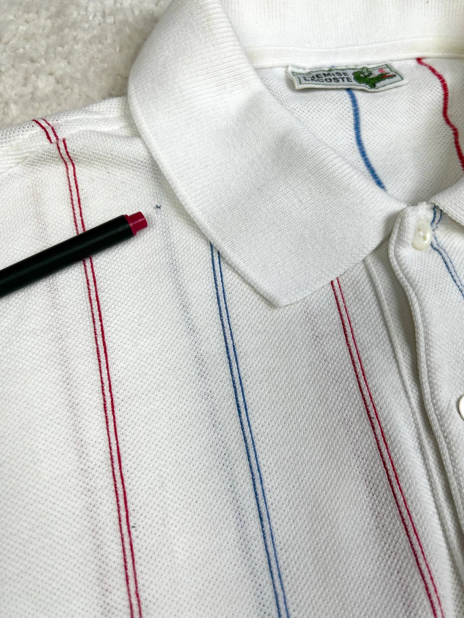 Vintage Lacoste Polo 80s M - Thriftanova - 